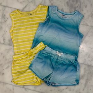 Old Navy girls pj 2 pack. Sz L.